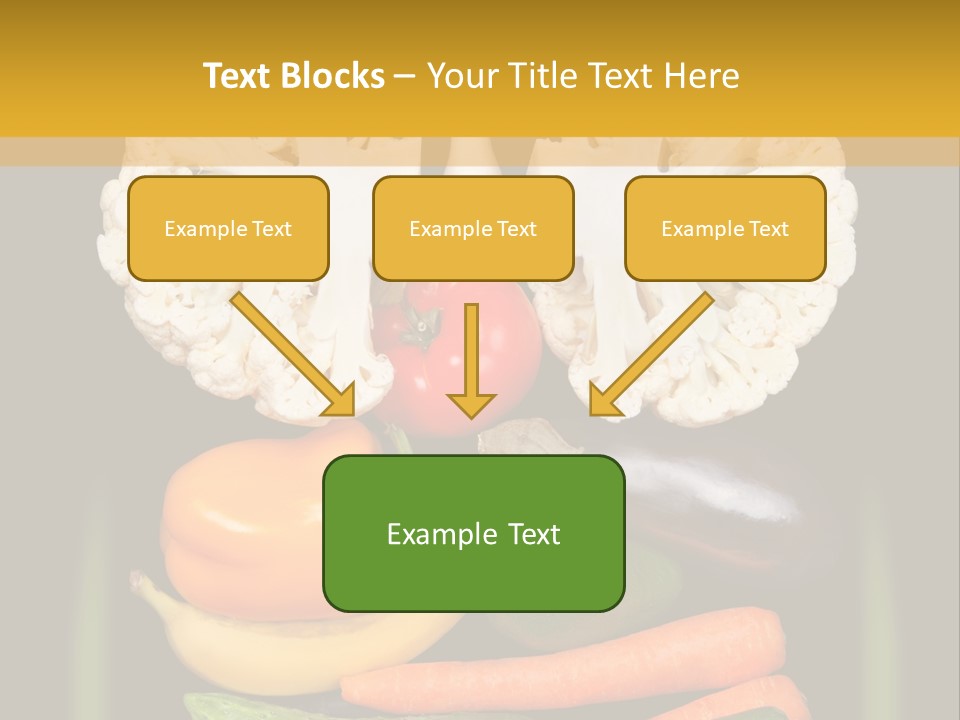Cauliflower Fruit Detox PowerPoint Template