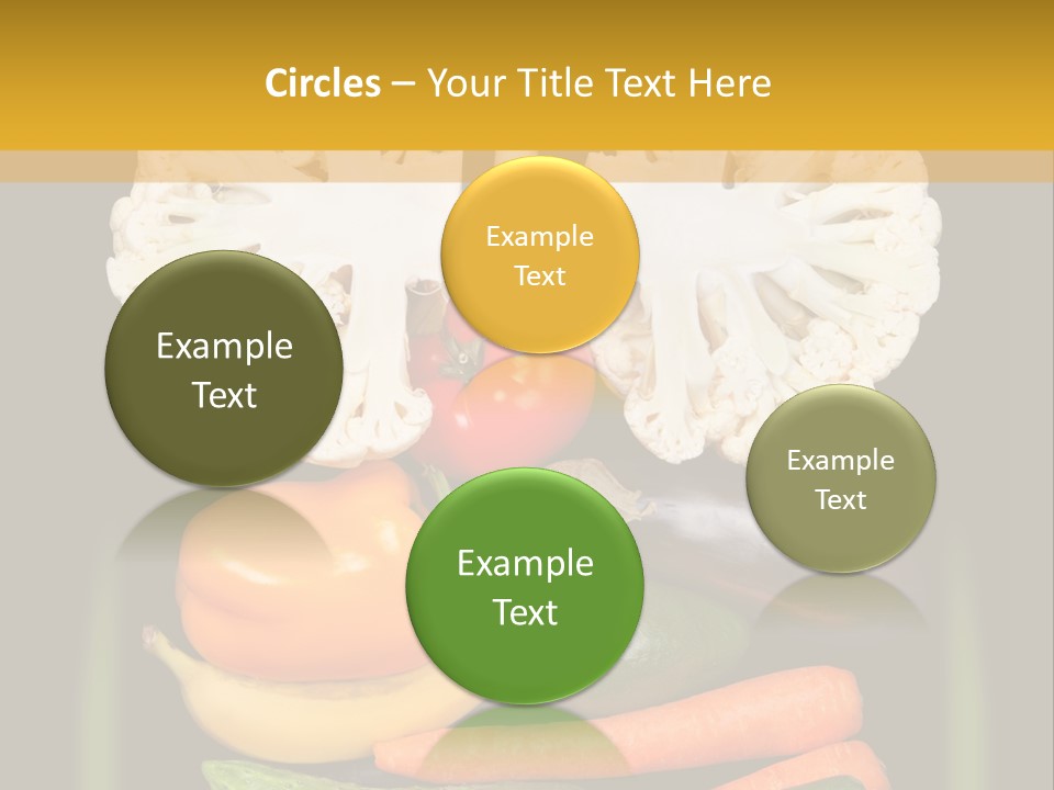 Cauliflower Fruit Detox PowerPoint Template