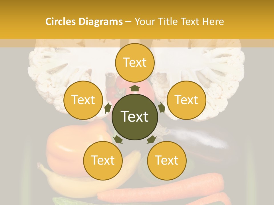 Cauliflower Fruit Detox PowerPoint Template