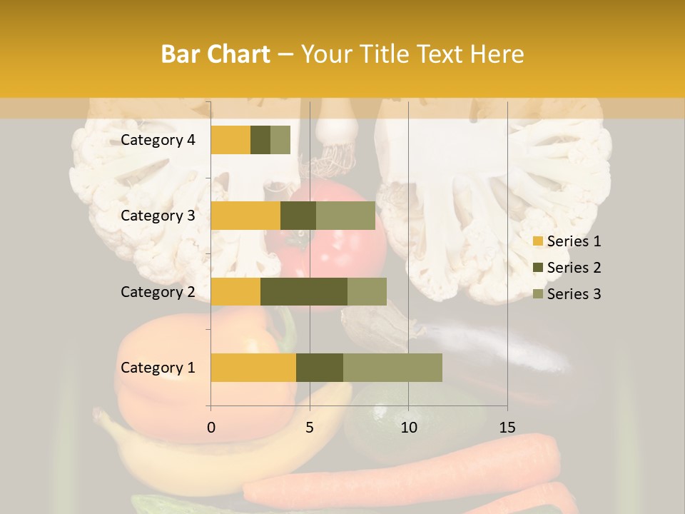 Cauliflower Fruit Detox PowerPoint Template
