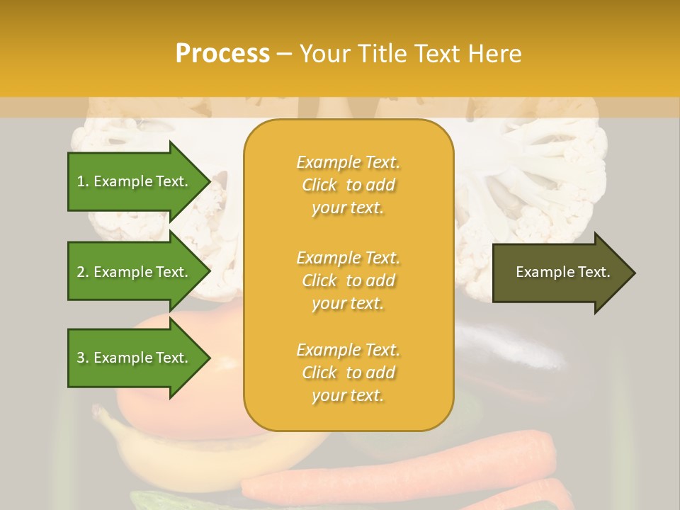 Cauliflower Fruit Detox PowerPoint Template