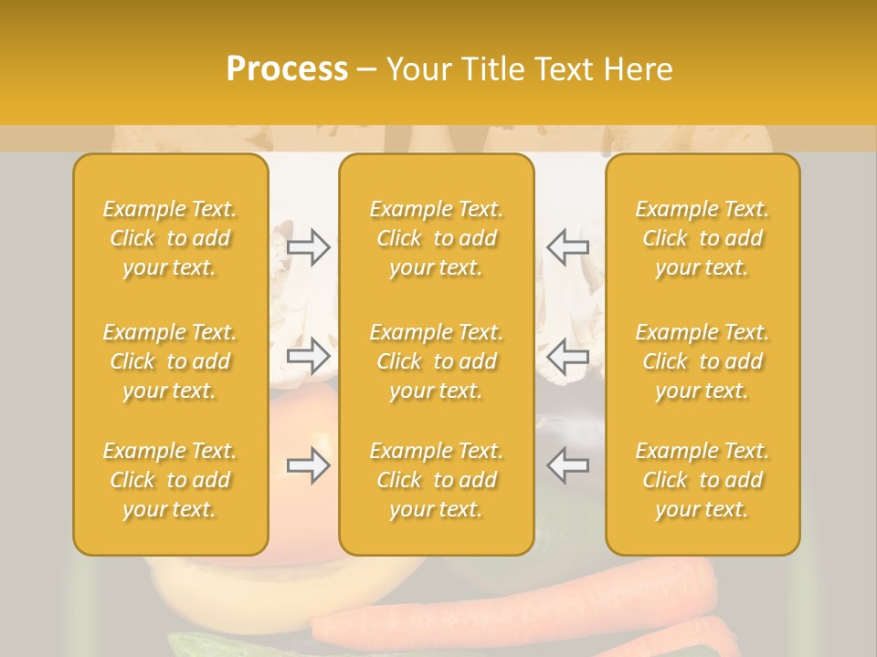 Cauliflower Fruit Detox PowerPoint Template