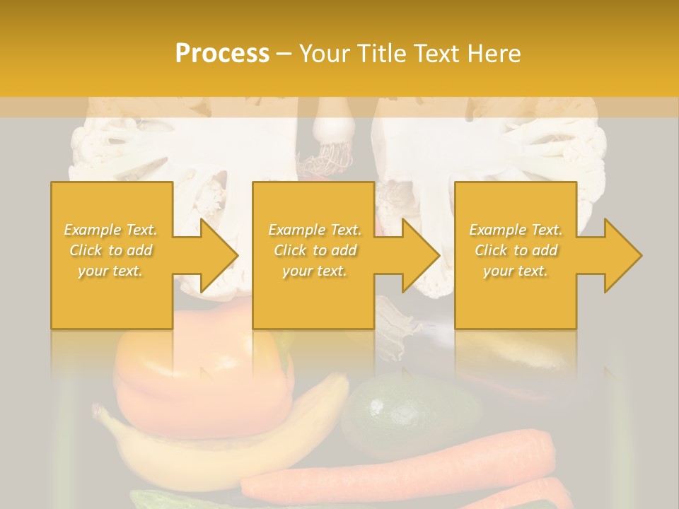 Cauliflower Fruit Detox PowerPoint Template