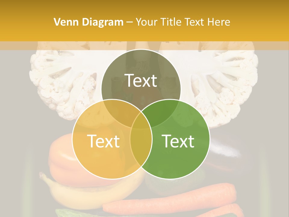 Cauliflower Fruit Detox PowerPoint Template