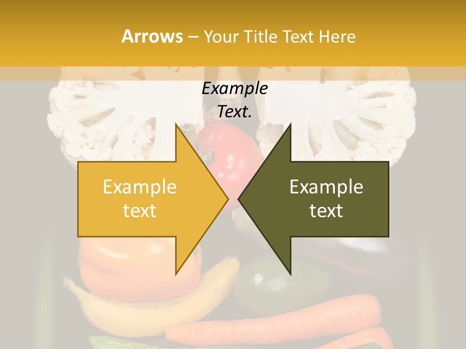 Cauliflower Fruit Detox PowerPoint Template