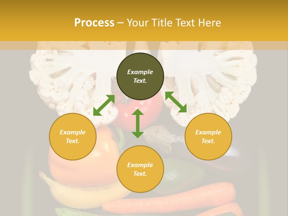 Cauliflower Fruit Detox PowerPoint Template