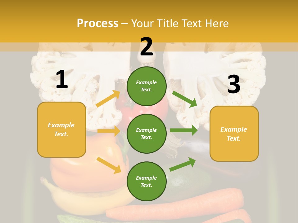 Cauliflower Fruit Detox PowerPoint Template