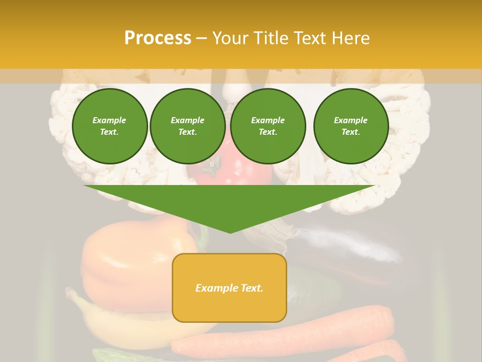 Cauliflower Fruit Detox PowerPoint Template
