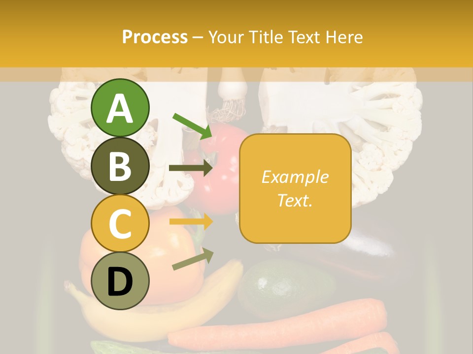 Cauliflower Fruit Detox PowerPoint Template