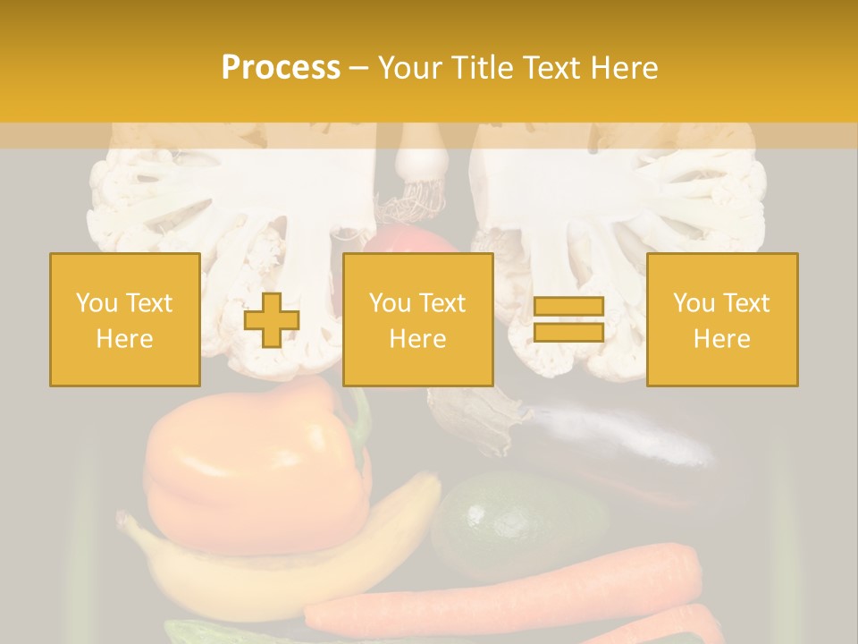 Cauliflower Fruit Detox PowerPoint Template