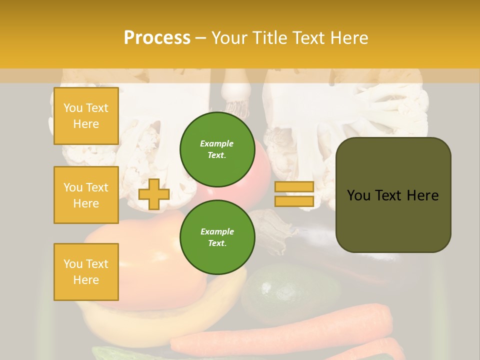 Cauliflower Fruit Detox PowerPoint Template