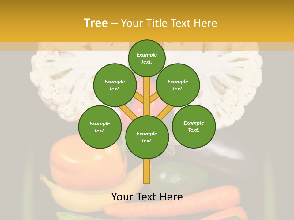 Cauliflower Fruit Detox PowerPoint Template