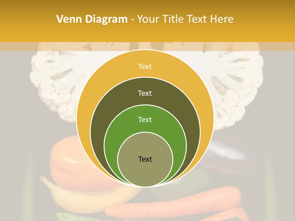 Cauliflower Fruit Detox PowerPoint Template