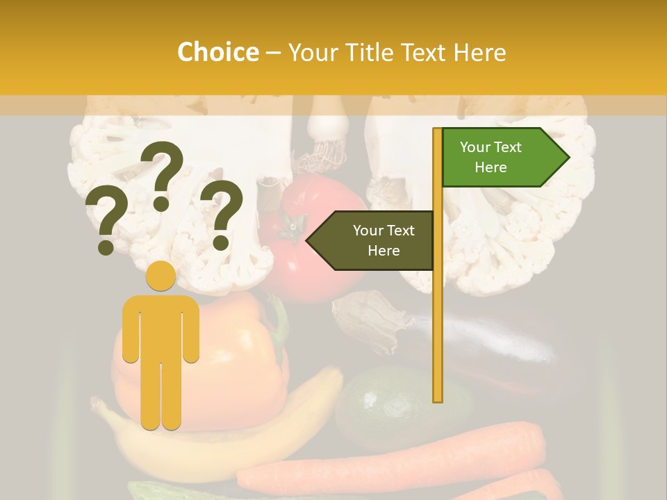 Cauliflower Fruit Detox PowerPoint Template