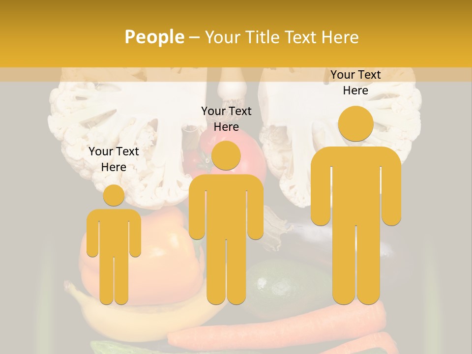 Cauliflower Fruit Detox PowerPoint Template