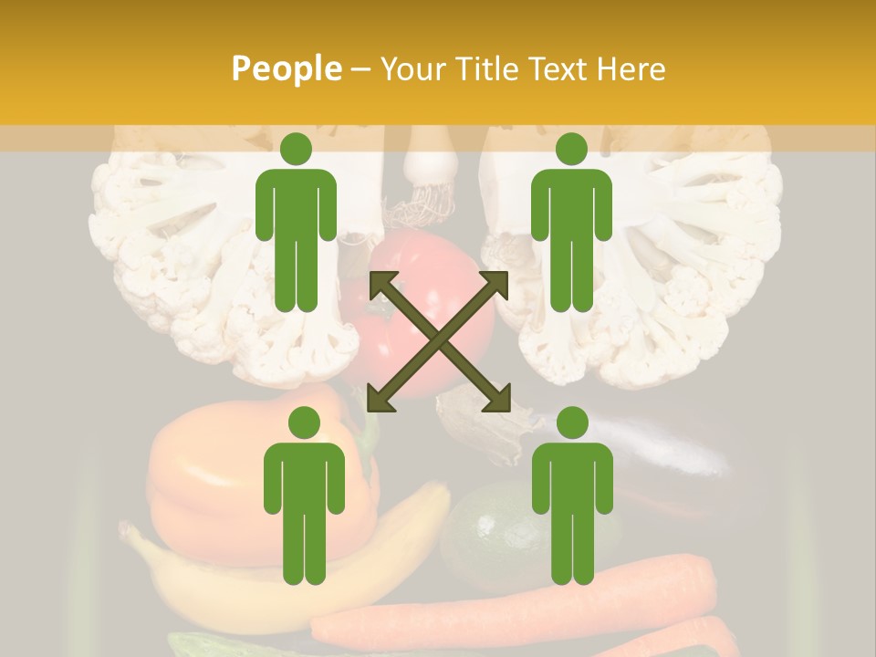 Cauliflower Fruit Detox PowerPoint Template