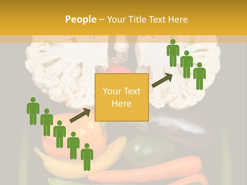 Cauliflower Fruit Detox PowerPoint Template