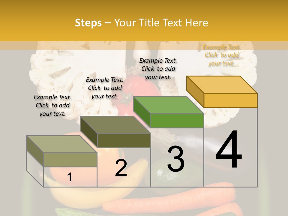 Cauliflower Fruit Detox PowerPoint Template