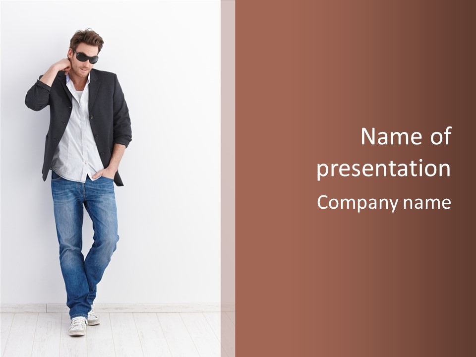 Handsome  American PowerPoint Template