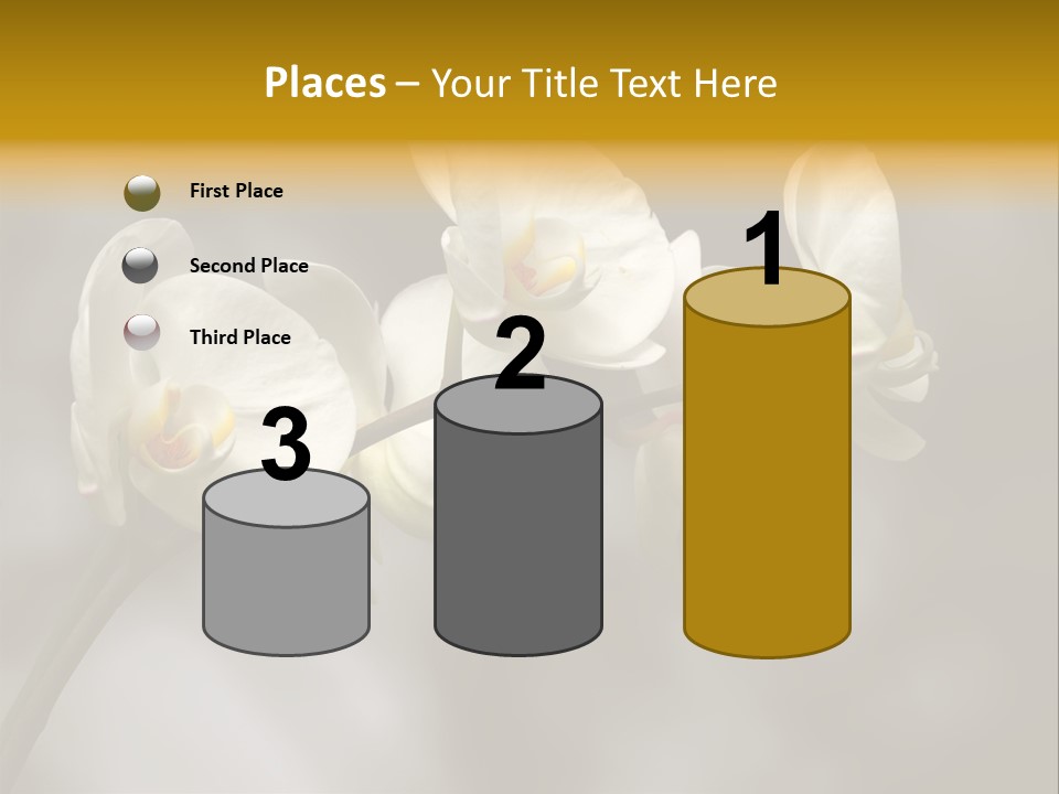 White Exotic Ornate PowerPoint Template