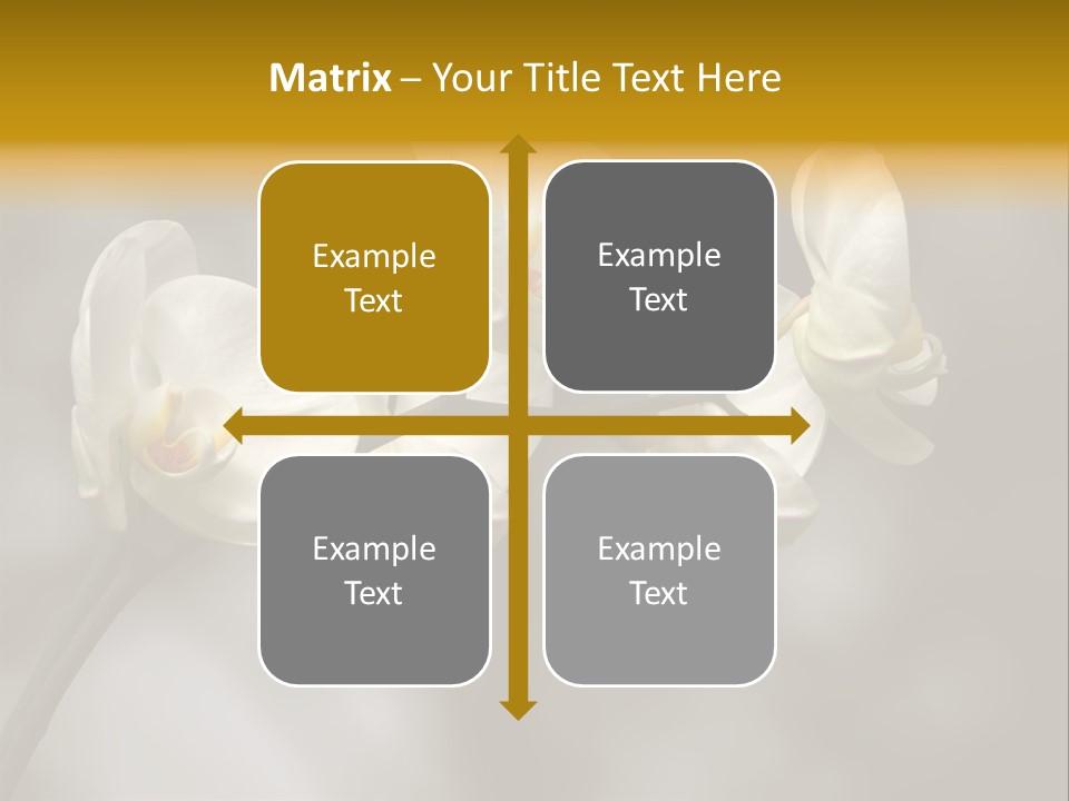 White Exotic Ornate PowerPoint Template