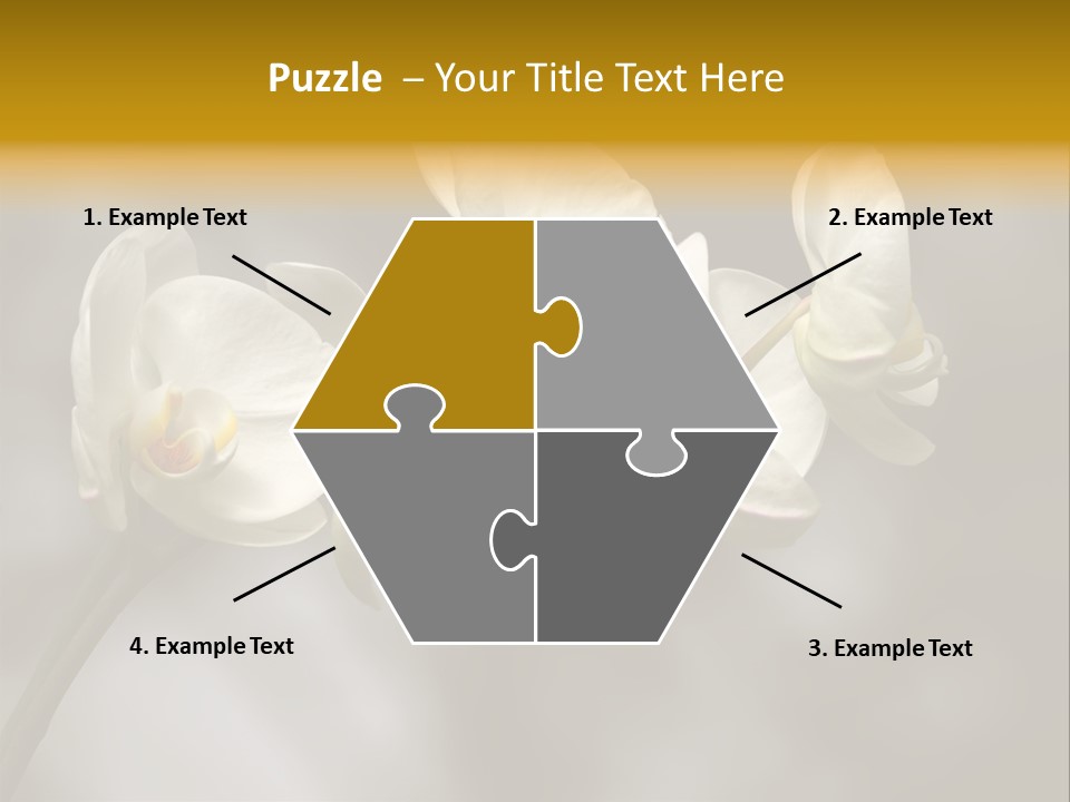 White Exotic Ornate PowerPoint Template