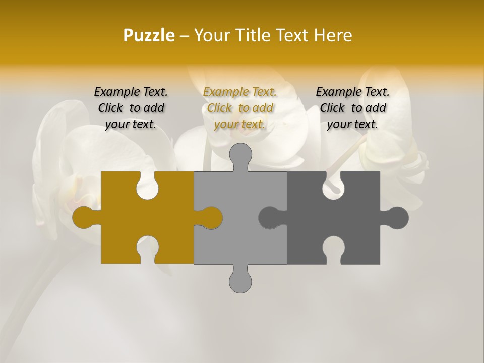 White Exotic Ornate PowerPoint Template