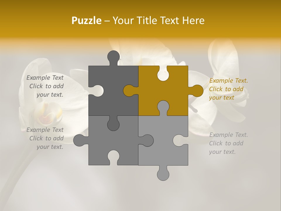 White Exotic Ornate PowerPoint Template