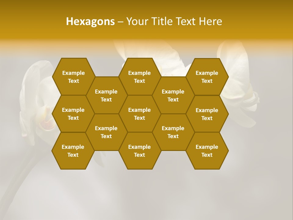 White Exotic Ornate PowerPoint Template