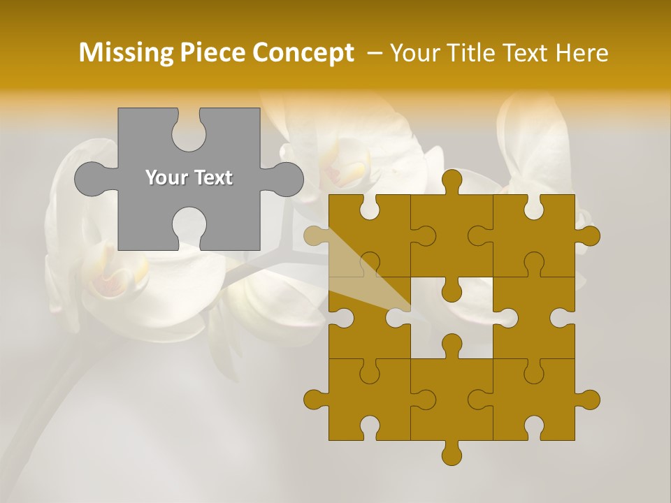 White Exotic Ornate PowerPoint Template