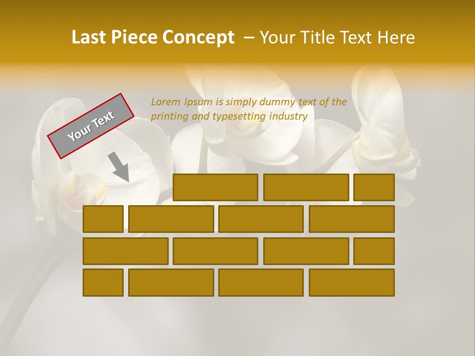 White Exotic Ornate PowerPoint Template