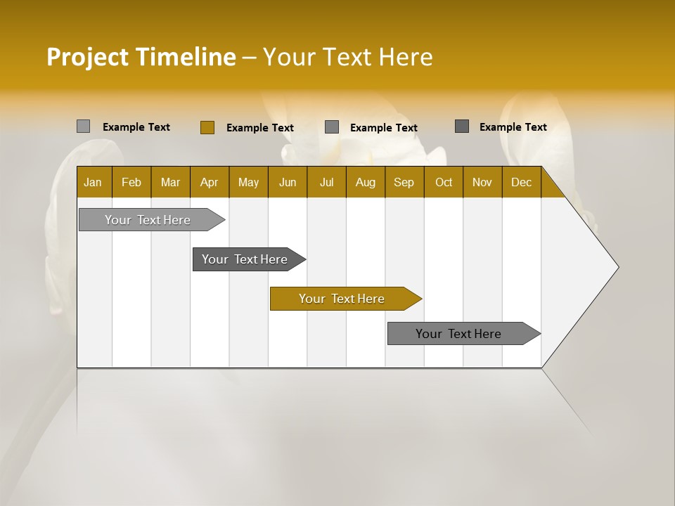 White Exotic Ornate PowerPoint Template