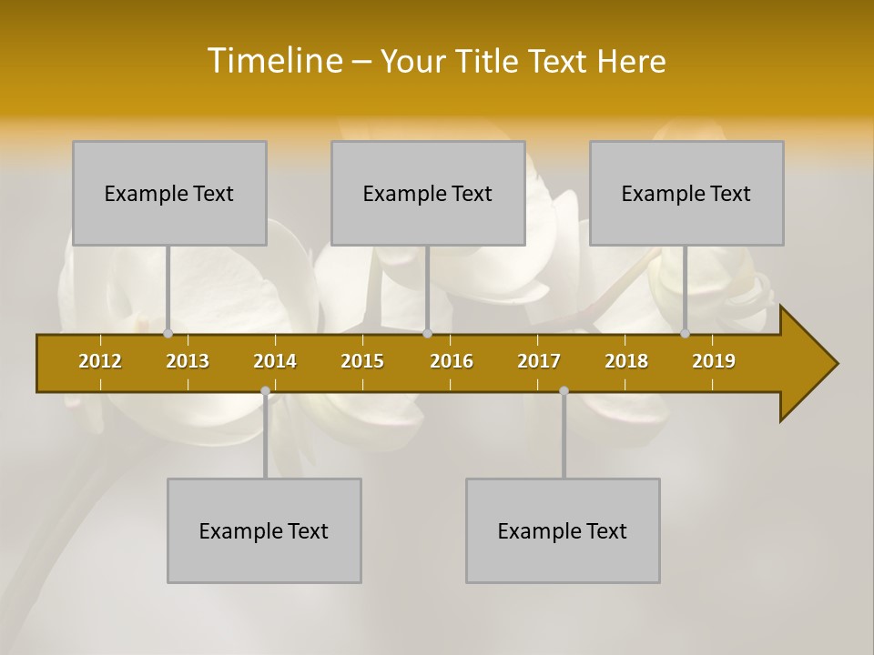 White Exotic Ornate PowerPoint Template