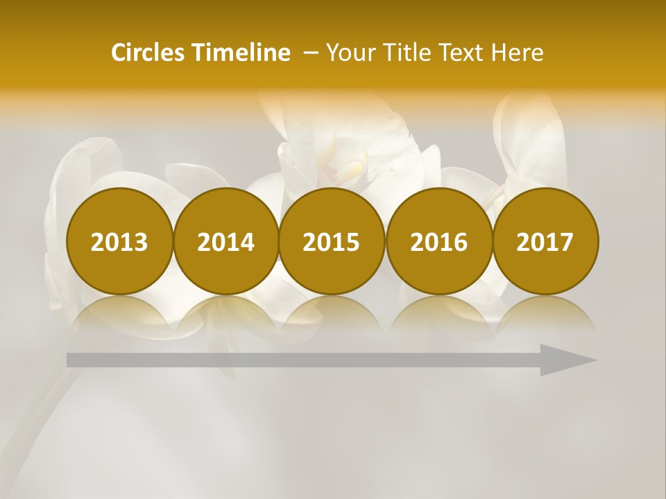 White Exotic Ornate PowerPoint Template