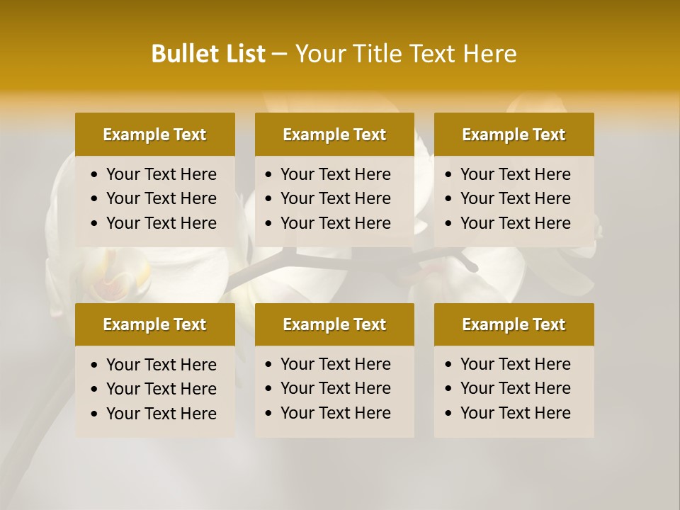 White Exotic Ornate PowerPoint Template