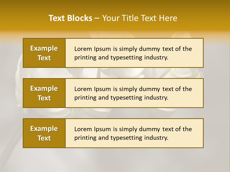 White Exotic Ornate PowerPoint Template