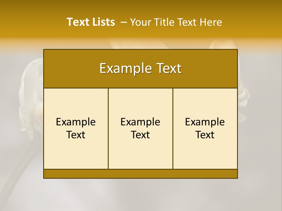 White Exotic Ornate PowerPoint Template
