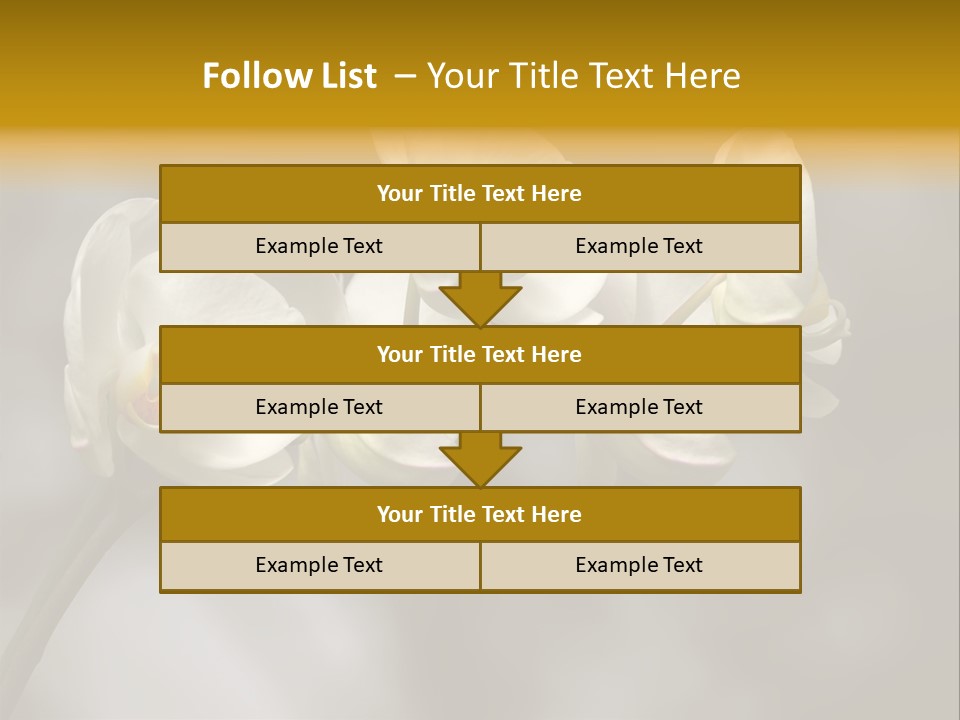 White Exotic Ornate PowerPoint Template