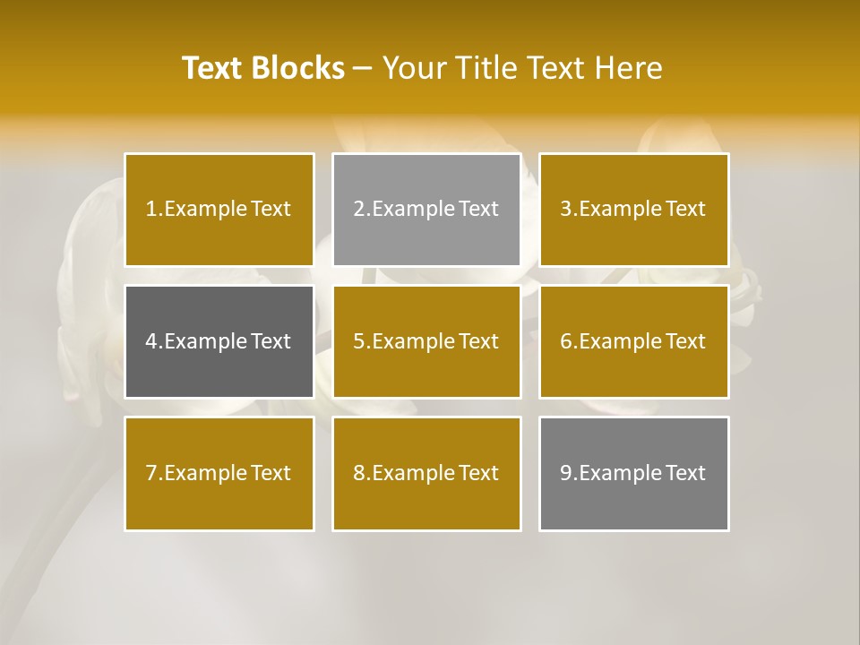 White Exotic Ornate PowerPoint Template