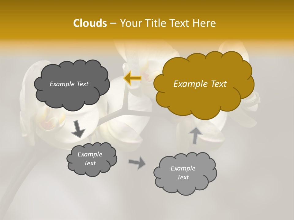 White Exotic Ornate PowerPoint Template