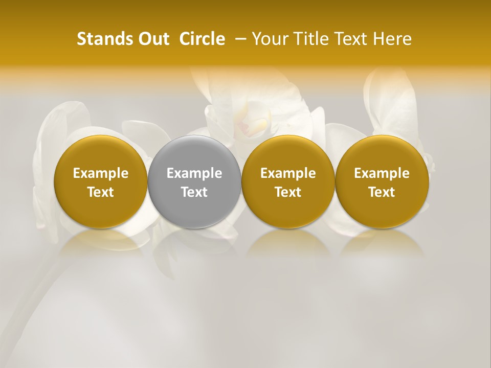 White Exotic Ornate PowerPoint Template