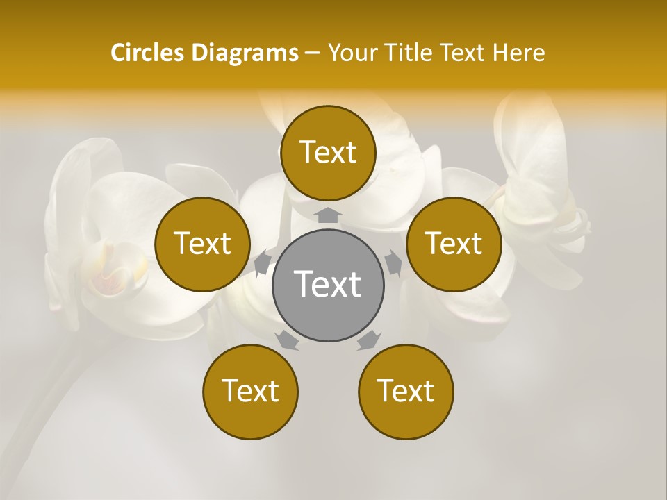 White Exotic Ornate PowerPoint Template