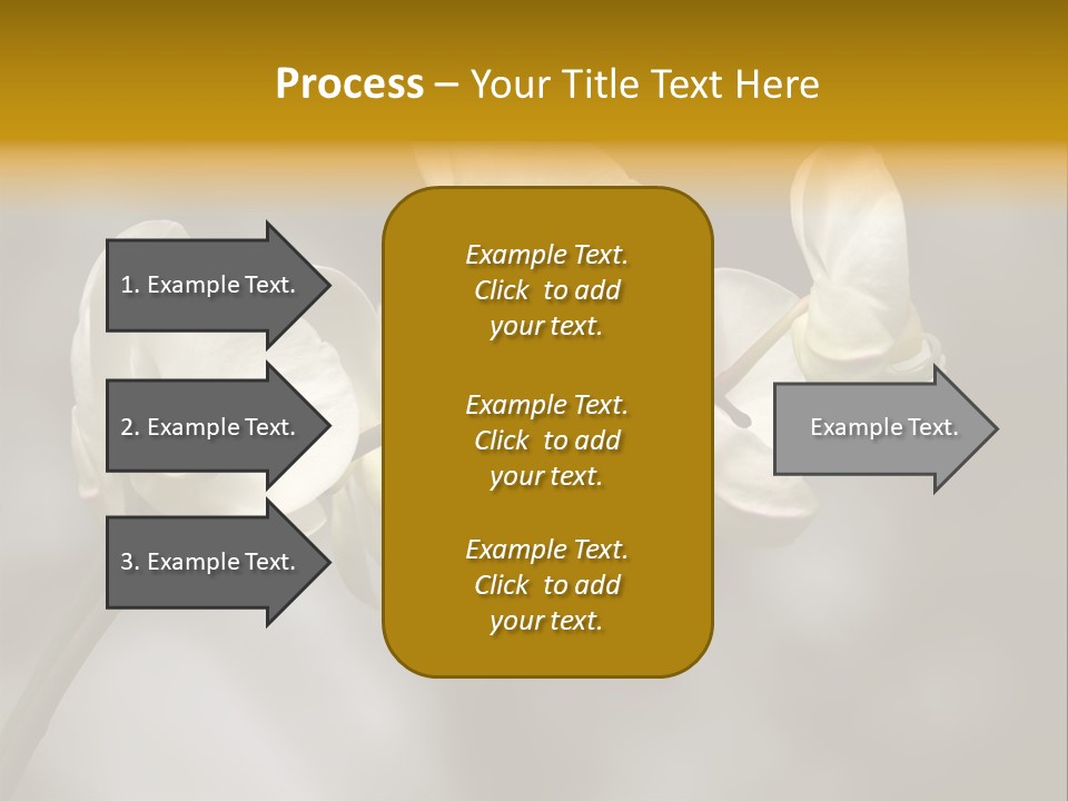 White Exotic Ornate PowerPoint Template