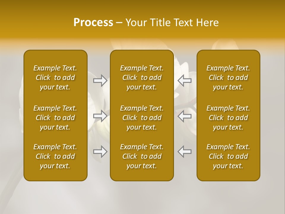 White Exotic Ornate PowerPoint Template