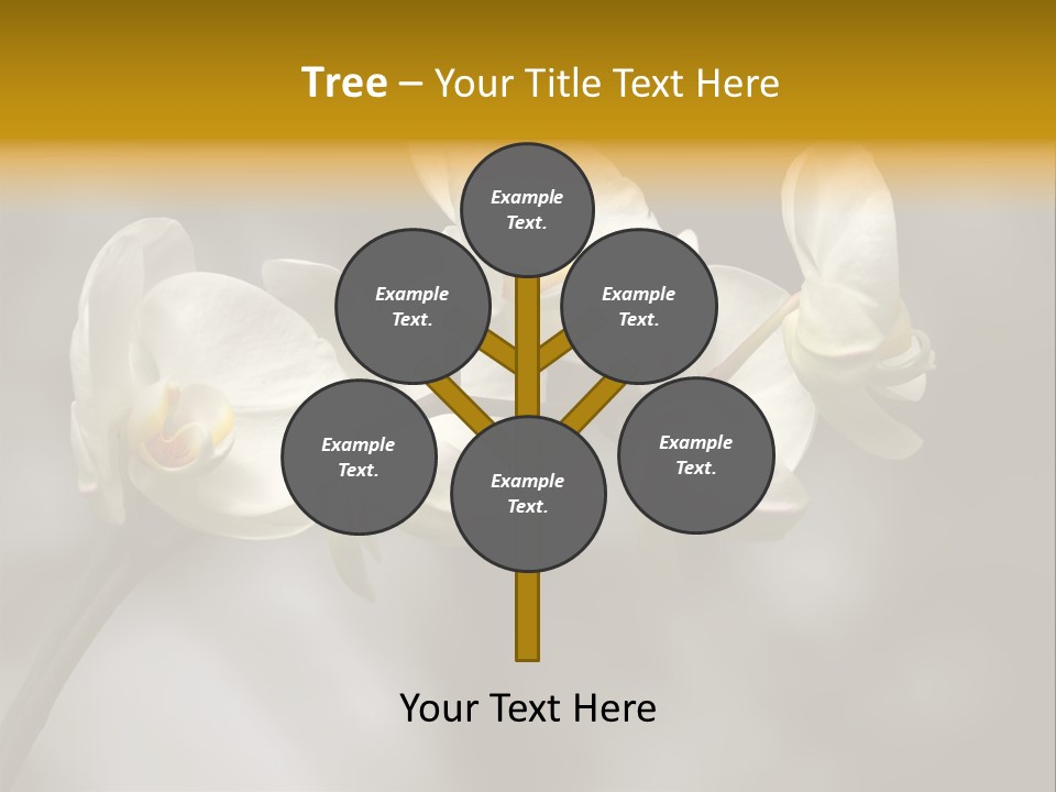 White Exotic Ornate PowerPoint Template