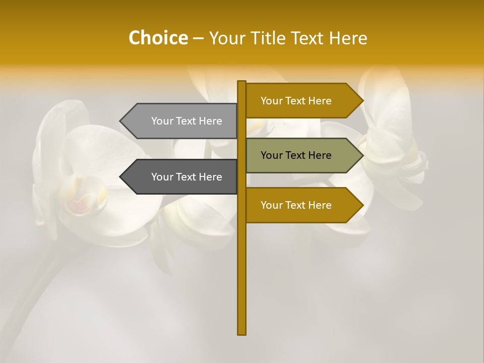 White Exotic Ornate PowerPoint Template