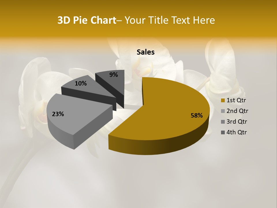 White Exotic Ornate PowerPoint Template