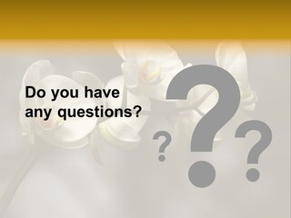 White Exotic Ornate PowerPoint Template