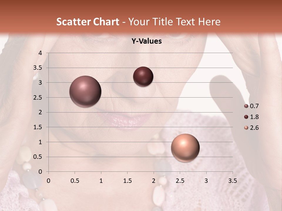 Caucasian Female Beautiful PowerPoint Template