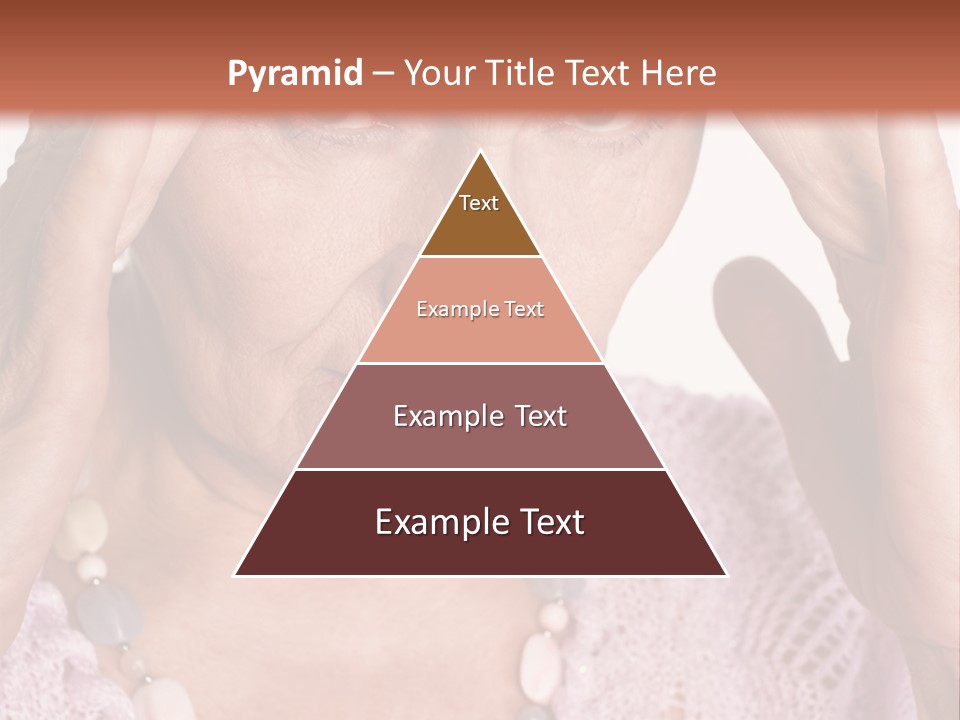 Caucasian Female Beautiful PowerPoint Template